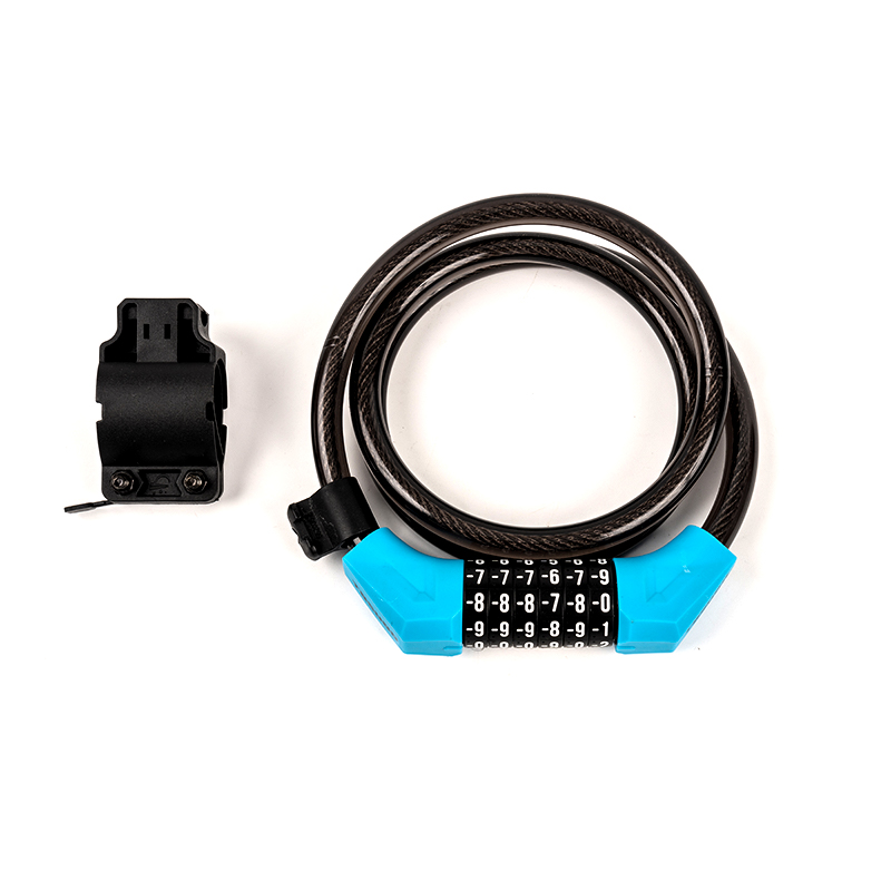 Alloy + PVC materia password ferro cable clausum
