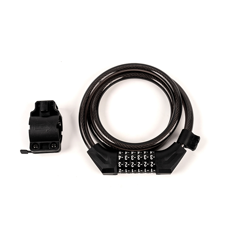 Alloy + PVC materia password ferro cable clausum